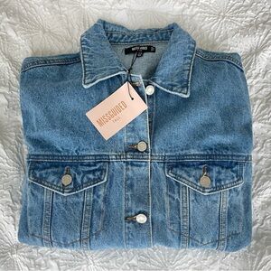 NWT Missguided Denim Jacket